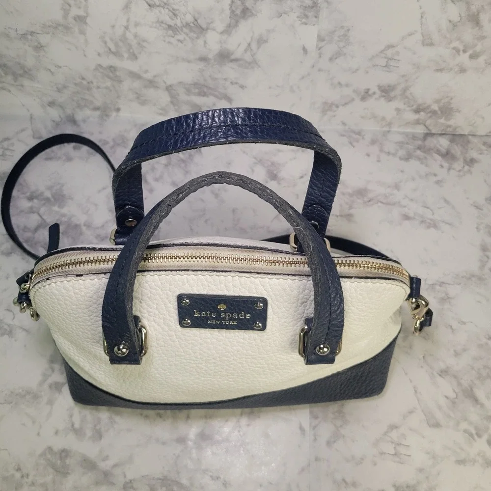 Kate Spade Black and White Satchel - Picture 9 of 16